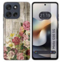 Funda Silicona para Motorola Moto G56 5G diseño Madera 08 Dibujos
