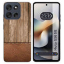 Funda Silicona para Motorola Moto G56 5G diseño Madera 09 Dibujos
