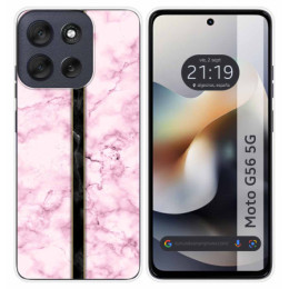 Funda Silicona para Motorola Moto G56 5G diseño Mármol 04...