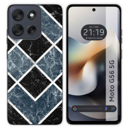 Funda Silicona para Motorola Moto G56 5G diseño Mármol 06...
