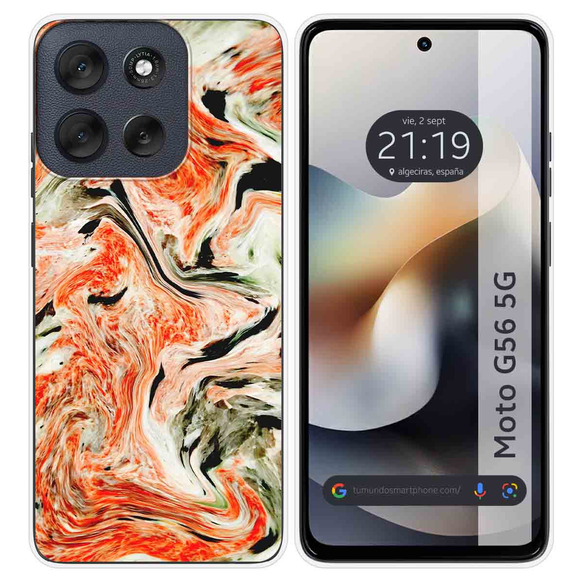 Funda Silicona para Motorola Moto G56 5G diseño...