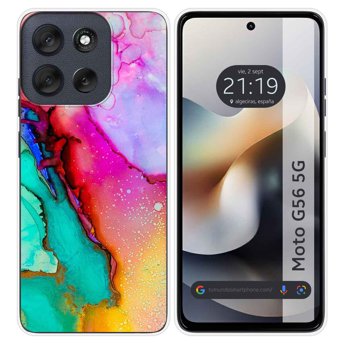 Funda Silicona para Motorola Moto G56 5G diseño...