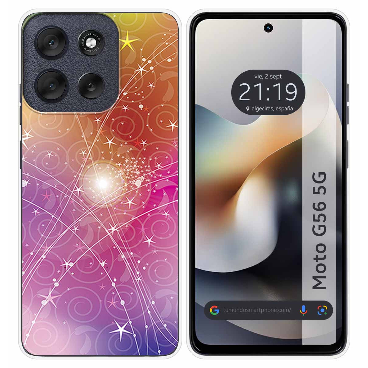 Funda Silicona para Motorola Moto G56 5G diseño...