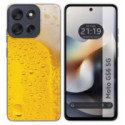 Funda Silicona para Motorola Moto G56 5G diseño Cerveza Dibujos