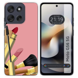 Funda Silicona para Motorola Moto G56 5G diseño Brochas...
