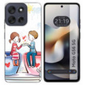 Funda Silicona para Motorola Moto G56 5G diseño Café Dibujos
