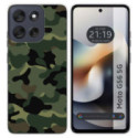 Funda Silicona para Motorola Moto G56 5G diseño Camuflaje Dibujos