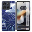 Funda Silicona para Motorola Moto G56 5G diseño Circuito Dibujos
