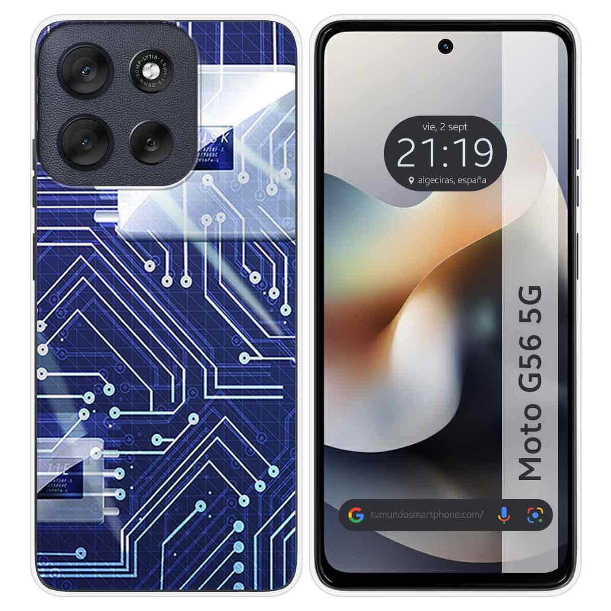 Funda Silicona para Motorola Moto G56 5G diseño...