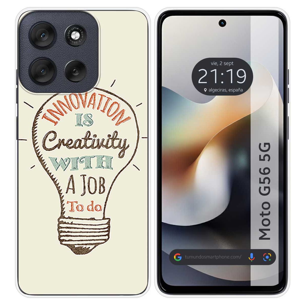 Funda Silicona para Motorola Moto G56 5G diseño...