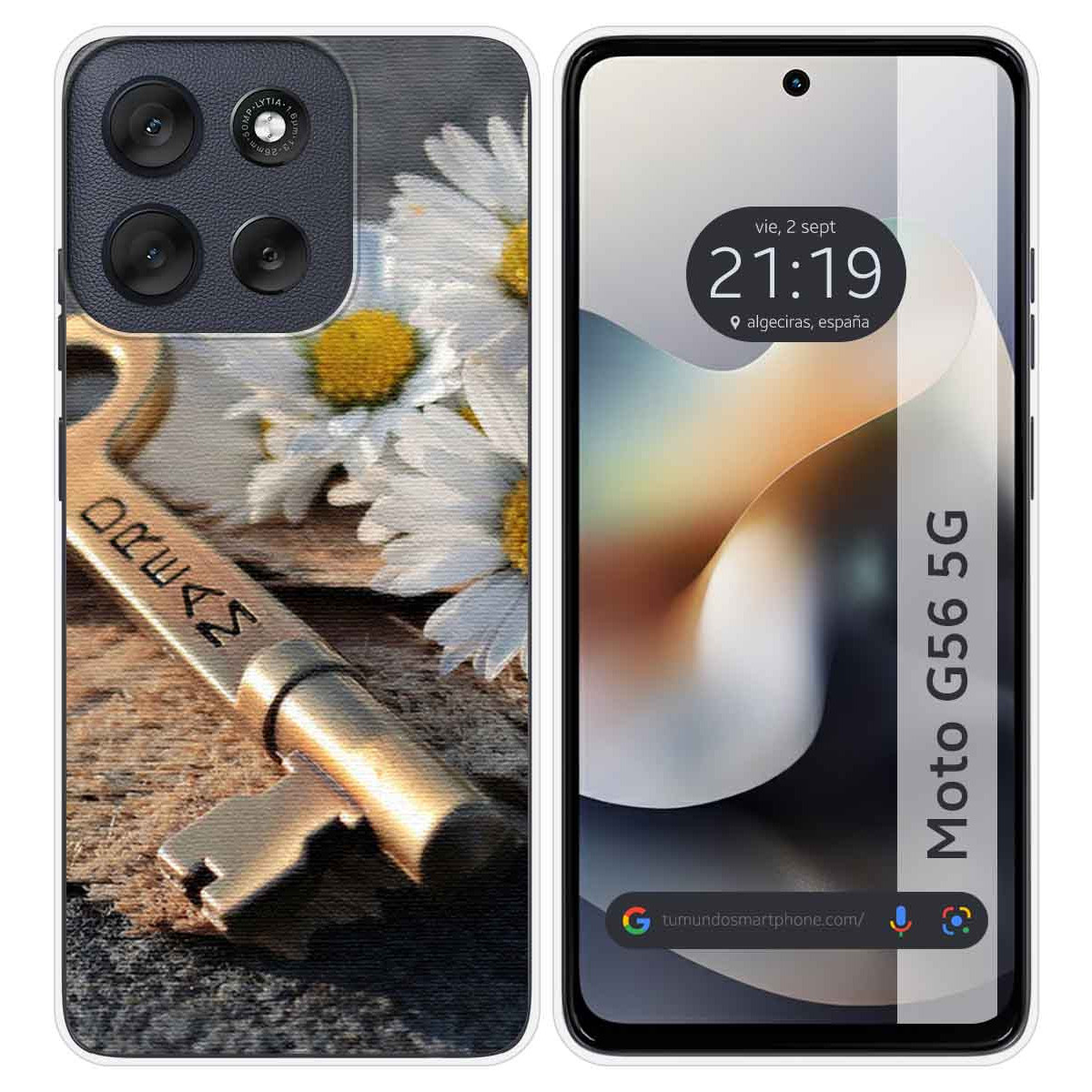 Funda Silicona para Motorola Moto G56 5G diseño...