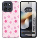 Funda Silicona para Motorola Moto G56 5G diseño Flores Dibujos