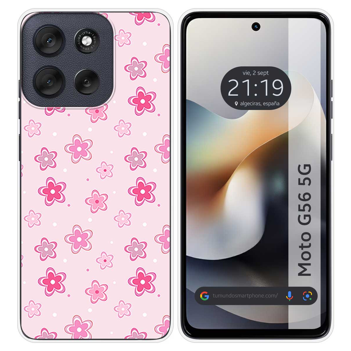 Funda Silicona para Motorola Moto G56 5G diseño...