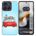 Funda Silicona para Motorola Moto G56 5G diseño Furgoneta Dibujos