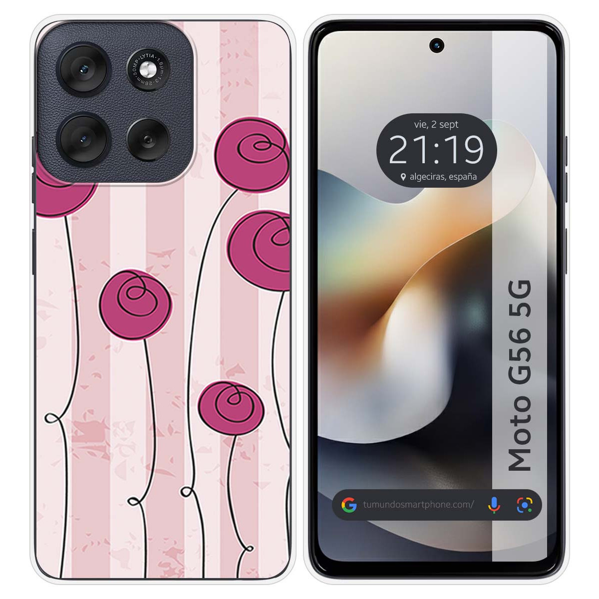 Funda Silicona para Motorola Moto G56 5G diseño...