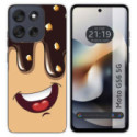 Funda Silicona para Motorola Moto G56 5G diseño Helado Chocolate Dibujos