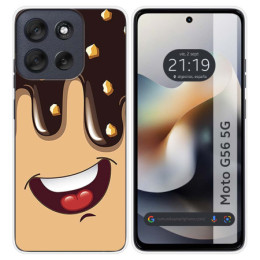 Funda Silicona para Motorola Moto G56 5G diseño Helado...