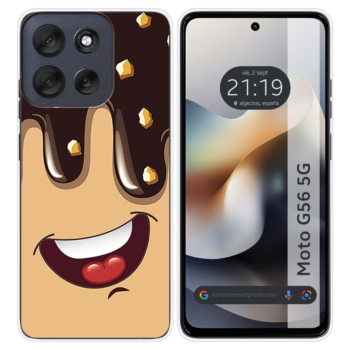 Funda Silicona para Motorola Moto G56 5G diseño...