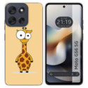 Funda Silicona para Motorola Moto G56 5G diseño Jirafa Dibujos