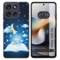 Funda Silicona para Motorola Moto G56 5G diseño Libro Cuentos Dibujos