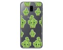Funda Gel Transparente para Samsung Galaxy J6+ Plus Diseño Cactus Dibujos