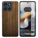 Funda Silicona para Motorola Moto G56 5G diseño Madera Dibujos