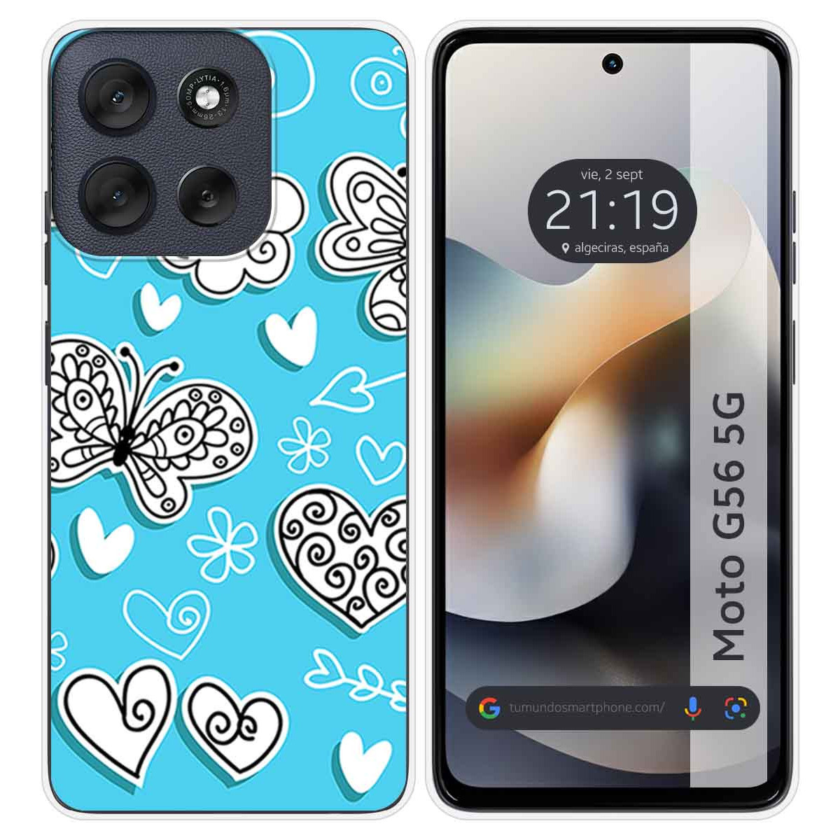 Funda Silicona para Motorola Moto G56 5G diseño...