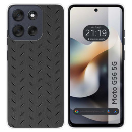 Funda Silicona para Motorola Moto G56 5G diseño Metal...