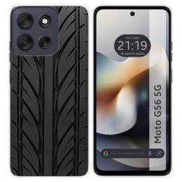 Funda Silicona para Motorola Moto G56 5G diseño Neumatico...