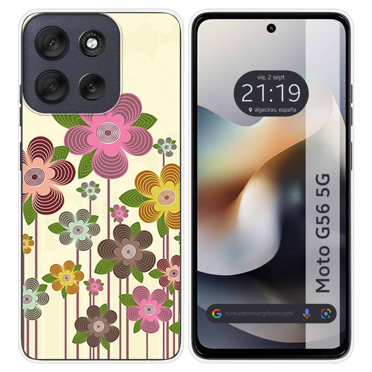 Funda Silicona para Motorola Moto G56 5G diseño...