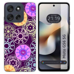 Funda Silicona para Motorola Moto G56 5G diseño Radial...