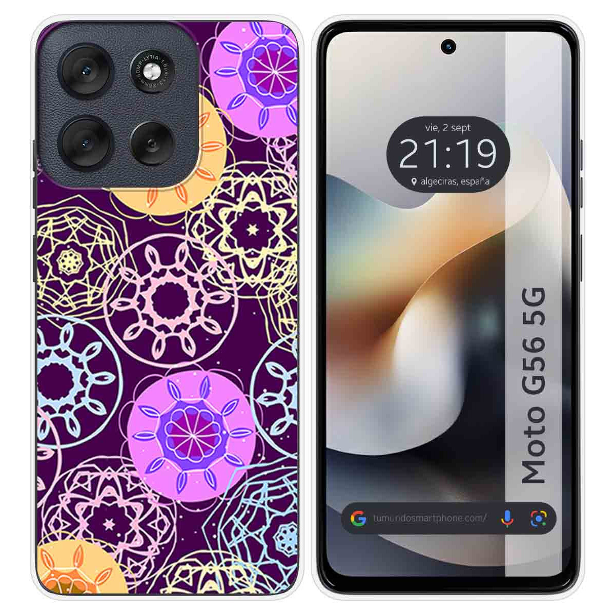Funda Silicona para Motorola Moto G56 5G diseño...