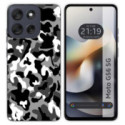 Funda Silicona para Motorola Moto G56 5G diseño Snow Camuflaje Dibujos