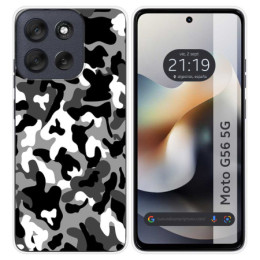 Funda Silicona para Motorola Moto G56 5G diseño Snow...