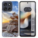 Funda Silicona para Motorola Moto G56 5G diseño Sunset Dibujos