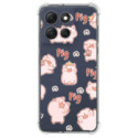 Funda Silicona Antigolpes para Motorola Moto G56 5G diseño Cerdos Dibujos