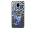 Funda Gel Transparente para Samsung Galaxy J6+ Plus Diseño Plumas Dibujos