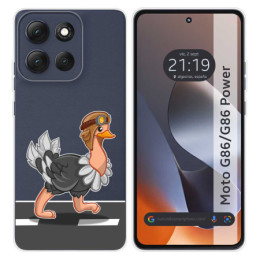 Funda Silicona Transparente para Motorola G86 / G86 Power...
