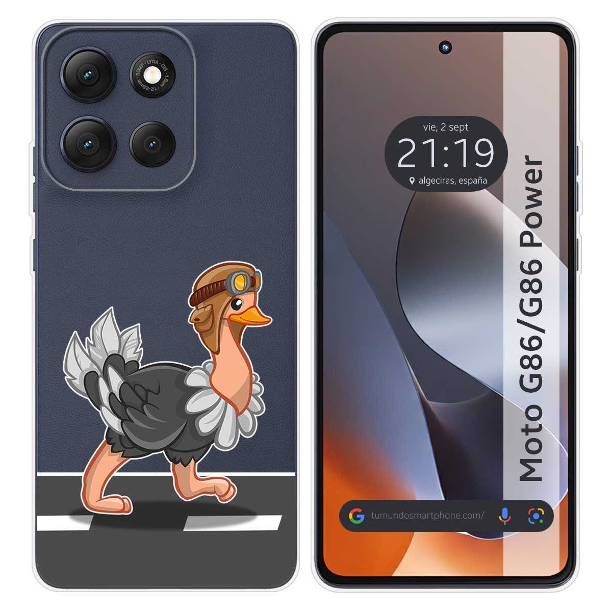 Funda Silicona Transparente para Motorola G86 /...