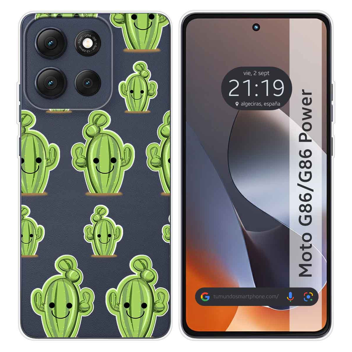 Funda Silicona Transparente para Motorola G86 /...
