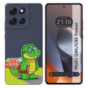 Funda Silicona Transparente para Motorola G86 / G86 Power 5G diseño Coco Dibujos