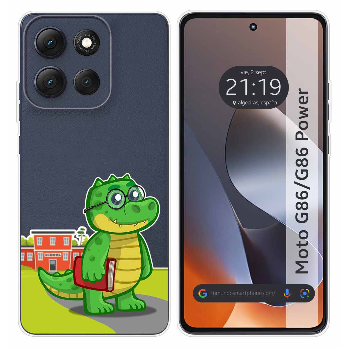 Funda Silicona Transparente para Motorola G86 /...