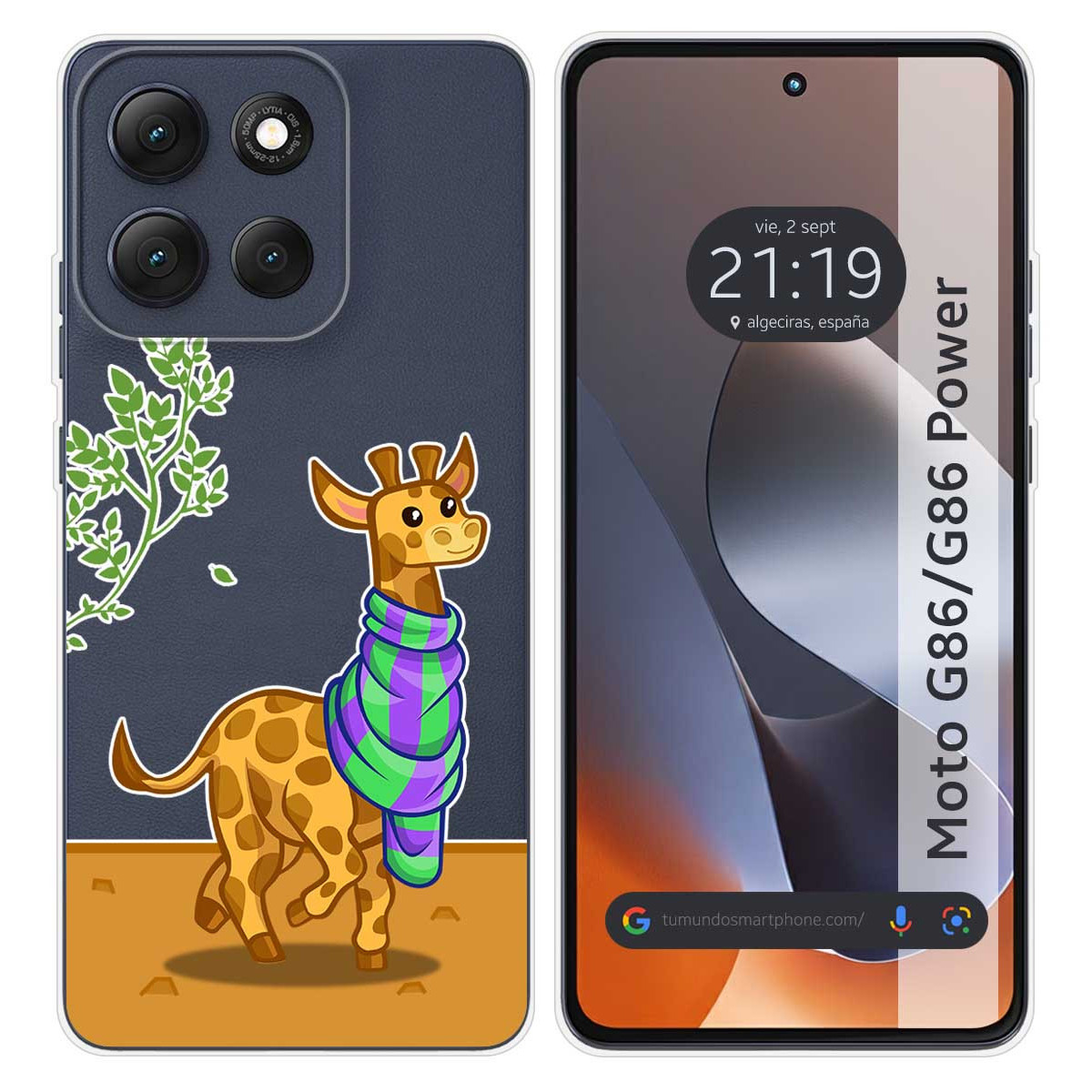 Funda Silicona Transparente para Motorola G86 /...