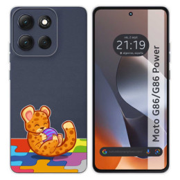 Funda Silicona Transparente para Motorola G86 / G86 Power...
