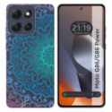 Funda Silicona Transparente para Motorola G86 / G86 Power 5G diseño Mandala Dibujos