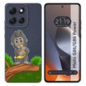 Funda Silicona Transparente para Motorola G86 / G86 Power 5G diseño Mono Dibujos
