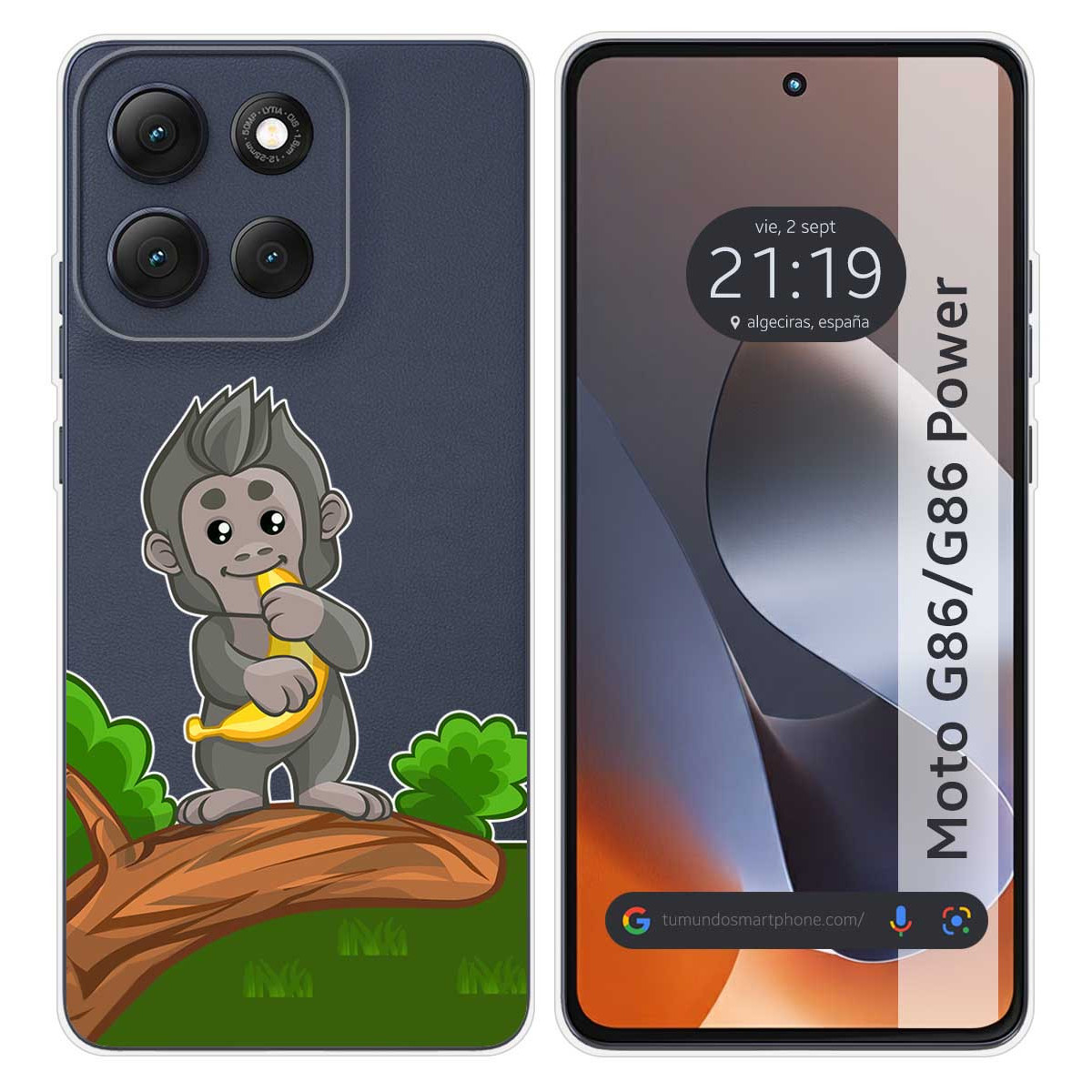 Funda Silicona Transparente para Motorola G86 /...