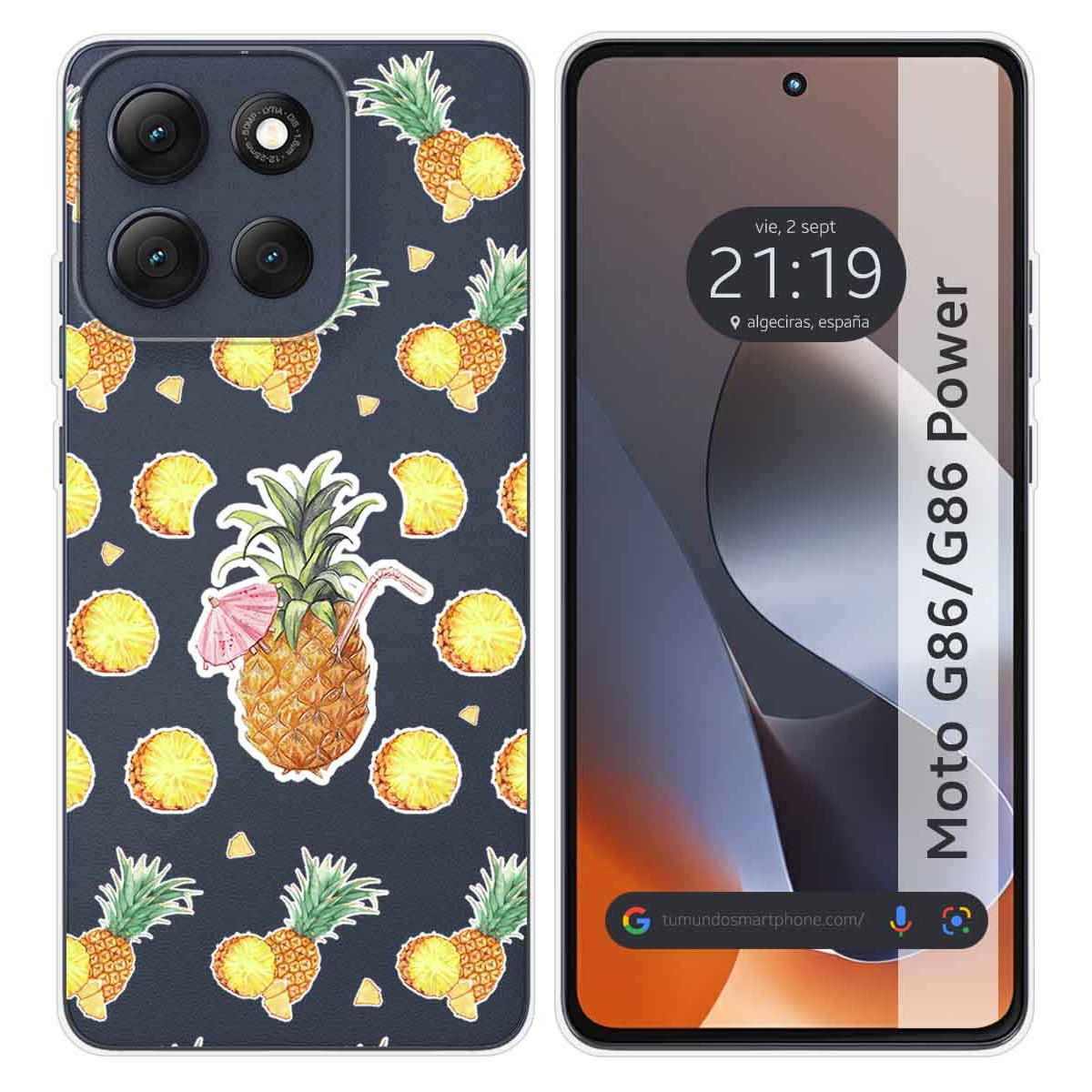 Funda Silicona Transparente para Motorola G86 /...