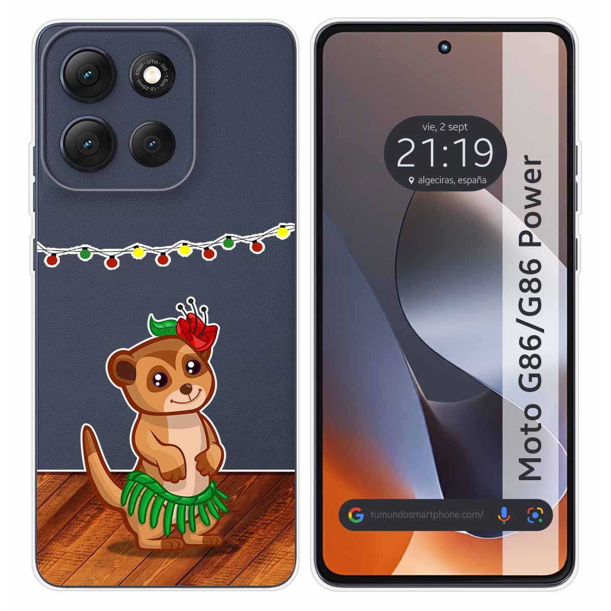 Funda Silicona Transparente para Motorola G86 /...