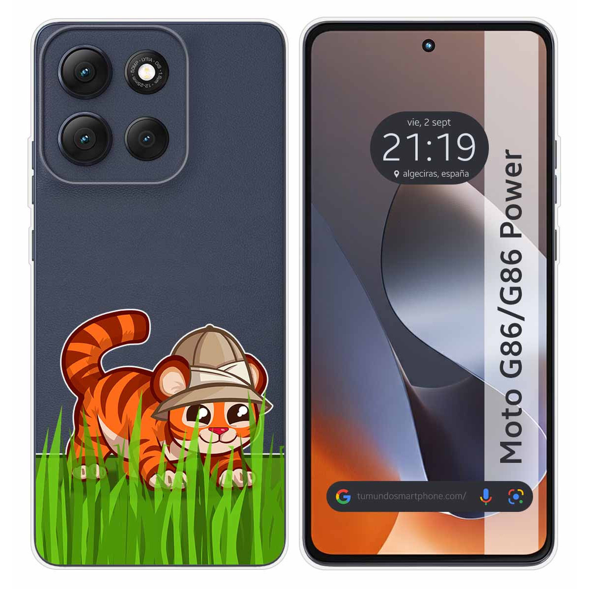 Funda Silicona Transparente para Motorola G86 /...